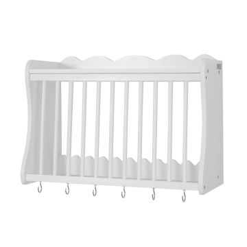 Köögiseina riiul 54x24x38cm., valge värvusega