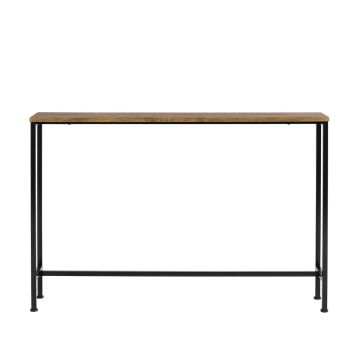 Konsoollaud 120x20x80cm., must/pruun värv