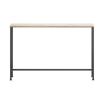 Konsoollaud 120x20x80cm., must/heledapruun