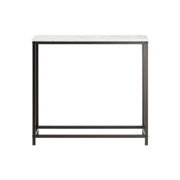 Konsoollaud 80x30x75cm., must/valge värv