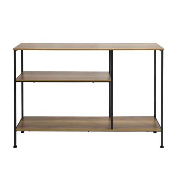 Konsoollaud 30x80x120cm., pruun/must värv