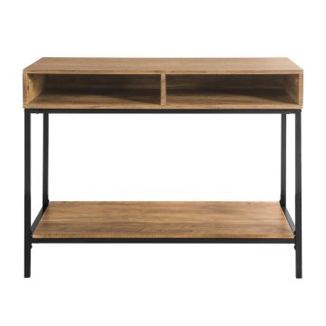 Konsoollaud 100x40x80cm., pruun/must värv
