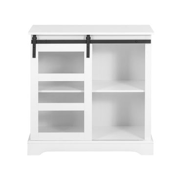 Кухонный шкаф 80x39x82см., белого/черного цвета