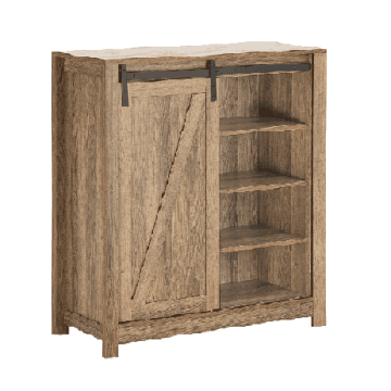 Прихожая шкаф 80x35x91см., коричневого/черного цвета