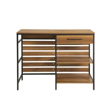 Кухонный шкаф 120x45x90см., коричневого/черного цвета
