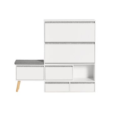 Тумба для обуви 124x24x126см., в различных цветах