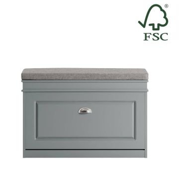 Esiku pink 75x24x51cm., hall/hõbedane värv