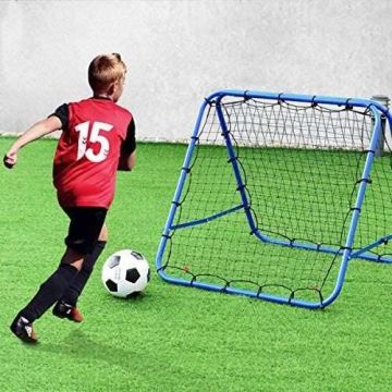 Soccer rebound net, double-sided
