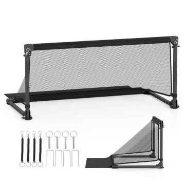 Football goal, size S, Black, 100 × 50 × 47 cm