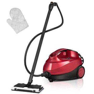 Steam cleaner, 19 accessories, 24 × 43 × 119 cm