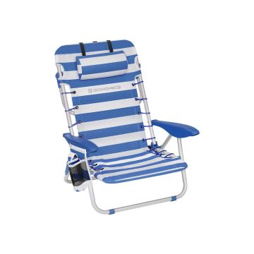 2 rannatooli komplekt 68x63x75cm, sinine/valge