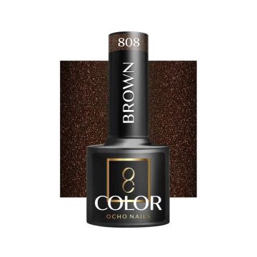 Geellakk OCHO NAILS, Pruun