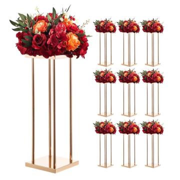 Lillealused VEVOR LJL-8021, 10 tk, Kuldsed, 20 × 60 × 20 cm