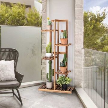 Flower stand, 5-tier, 6-place, 50 × 103 × 21 cm