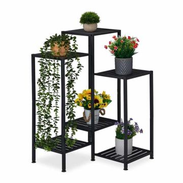 Lillealus Relaxdays 10050774_1710, 6 riiulit, 55 × 81 × 55 cm