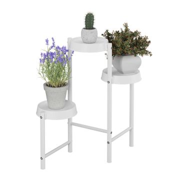 Lillealus Relaxdays, 3 riiulit, 55 × 61 × 30 cm