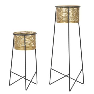 Lillealuste komplekt Exy, 2 tk, Ø 37 × 76 cm ja Ø 27 × 51 cm
