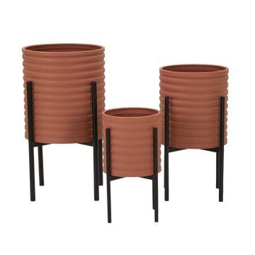 Lillealuste komplekt Mauro Ferretti Milly, 3 tk, Ø 36 × 56,5 cm, Ø 30 × 48,5 cm, Ø 24 × 37,5 cm