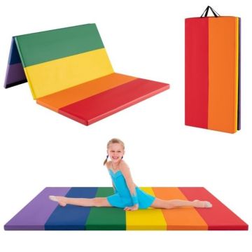 Gymnastics Mat, 3-Piece, 71 × 47 × 1.6 inches