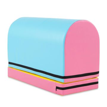 Gymnastics trainer, with removable mat, Multicolored, 90.17 × 40.64 × 59.69 cm
