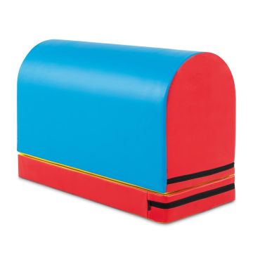 Gymnastics trainer, with removable mat, Multicolored, 90 × 40 × 60 cm
