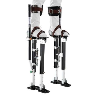 Kipsplaadi töötoed VEVOR HCST-18BK, 2 tk, Must, 33 × 24 × 65 cm