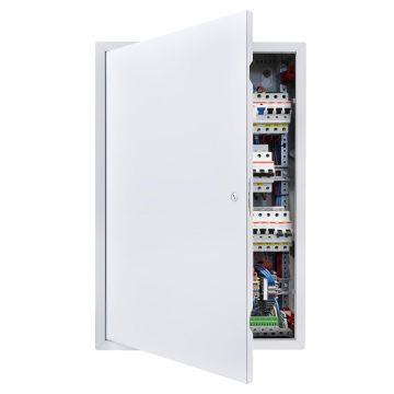 Kipsplaadi hooldusluuk VEVOR, Kruvikeerajaga avatav, Valge, 64,2 × 43,8 × 1,55 cm