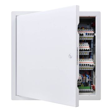 Kipsplaadi hooldusluuk VEVOR, Valge, 38,7 × 38,7 × 1,55 cm