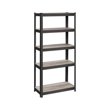 Полка для хранения 150 x 75 x 30 см., черная