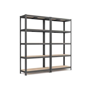 Hoiuriiulite komplekt, 2 tk, 180 cm kõrge, hall
