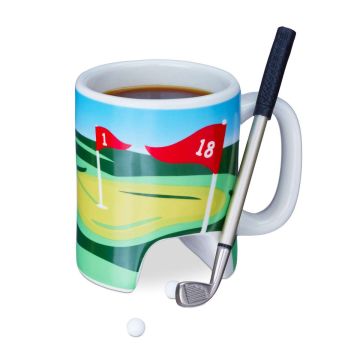 Putteriga golfikruus Relaxdays, 12 × 10 × 8 cm