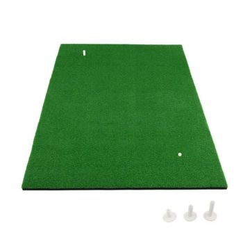 Golf putting mat, 2 hitting positions, 1.5 × 1 m
