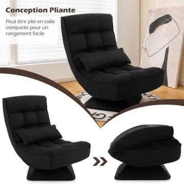 Floor armchair, 4 positions, 71–100 × 63 × 83–92 cm