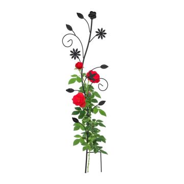 Ronitaimede võre Relaxdays, 1 tk, Must, 110 × 34 × 1 cm