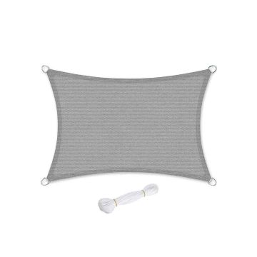 Päikesepuri 2 x 3 m, valmistatud rebenemiskindlast HDPE plastist