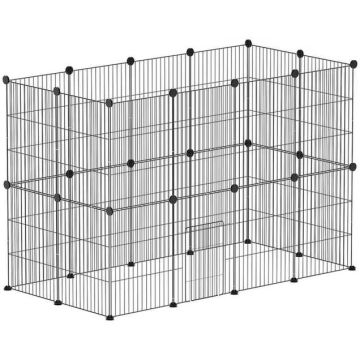 Loomade aedik PawHut 120x60x80cm., must