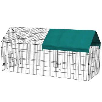 Loomade aedik PawHut 220x85x103cm, must