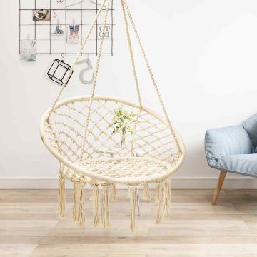 Hammock chair, with metal stand, 80 × 60 × 110 cm