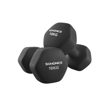 Hantlid SONGMICS, 2 tk, 2 × 10 kg, 27 × 13 cm