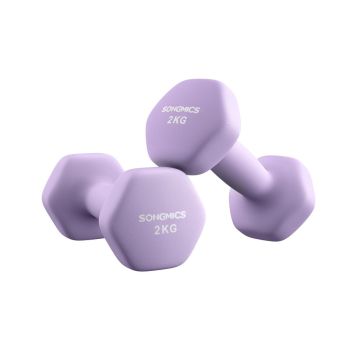 Hantlite ja kangi komplekt SONGMICS SYL63OG, 2 hantlit