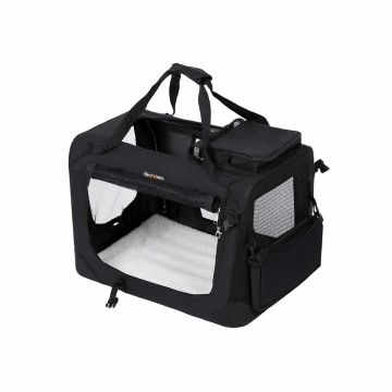 Loomade transpordikott, XL-suurus, must
