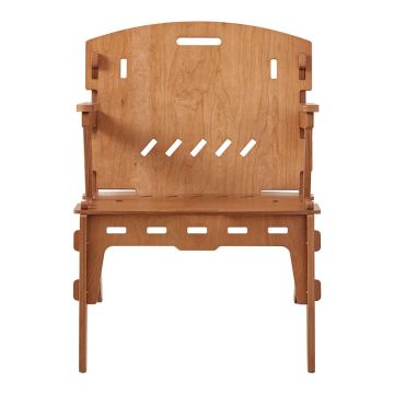 Söögitool 55x72x70cm., helepruun värv