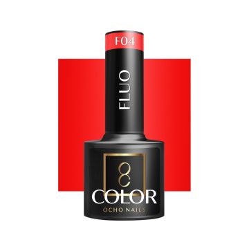 Hübriidgeellakk OCHO NAILS FLUO F04