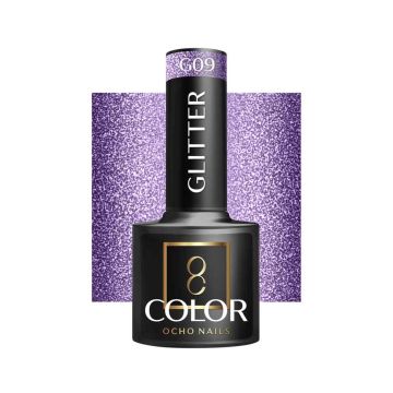 Hübriidlakk OCHO NAILS G09, sädelustega