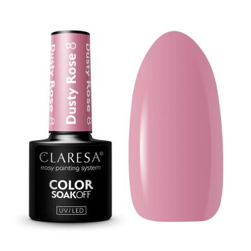 Hübriidne küünelakk CLARESA DUSTY ROSE 8