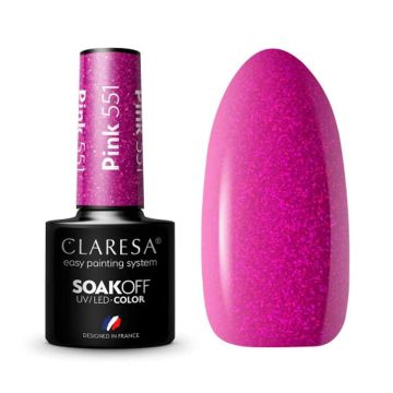 Hübriidküünelakk CLARESA Pink 551