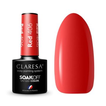 Hübriidlakk CLARESA RED 406, Rainbow Explosion palett