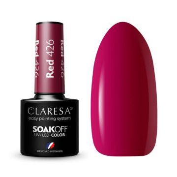 Hübriidlakk küüntele CLARESA RED 426