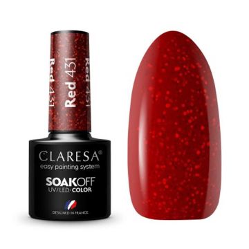 Hübriidküünelakk CLARESA RED 431