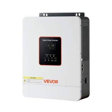 Hübriidne päikeseinverter VEVOR GD3024JMH, 3000 W, 24 V DC kuni 230 V AC, 48 × 20 × 38,5 cm